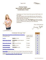 Tammy Taylor Nails Professional Catalog